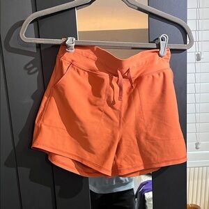 Women's Orange Shorts active shorts